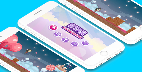 STAR GUARDIANS BUILDBOX PROJECT- ANDROID STUDIO FILE - IOS XCODE FILE WITH ADMOB