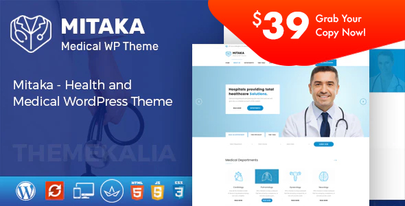 Mitaka - Medical WordPress Theme
