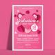 Valentine Night Party Flyer - GraphicRiver Item for Sale