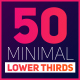 50 Minimal Titles - VideoHive Item for Sale