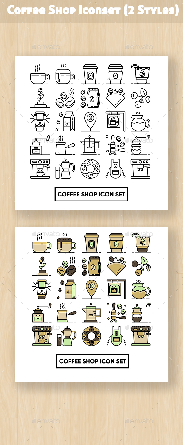 Coffee Shop Iconset