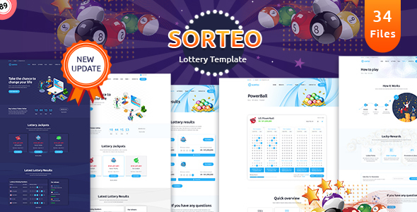Sorteo – Lotto HTML Template