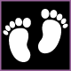 Footsteps on Rocks