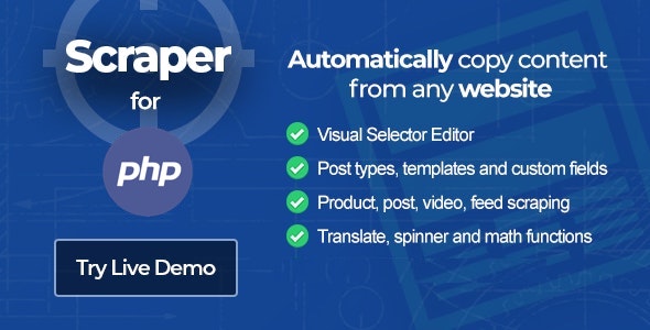 Scraper - Content Crawler PHP Edition