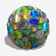 Shiny Ball Decorated Wall Seamless Texture - 3DOcean Item for Sale