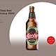 Amber Glass Beer Bottle Mockup 500ml - GraphicRiver Item for Sale