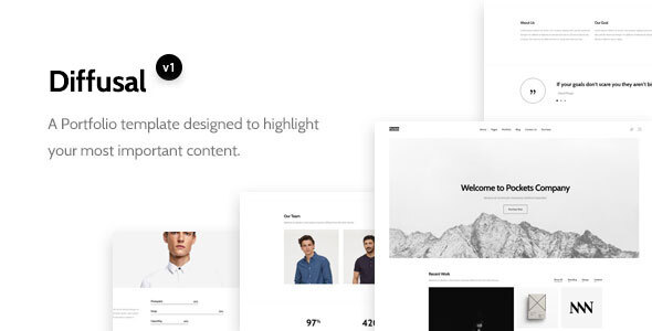 Diffusal - Creative Portfolio Template