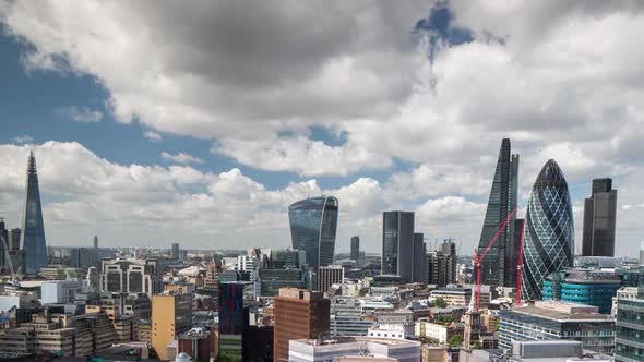 timelapse london city skyline skyscrapers architecture england urban