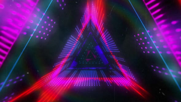 Glowing triangles 