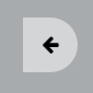 half radius arrow icon Buttons