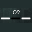 glow indicators with numbers in the bottom and center of the slider