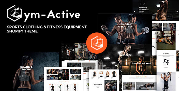 Gym Active – Sports Clothing & Fitness Equipment Shopify Theme