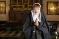 nun in church praying with rosary - PhotoDune Item for Sale
