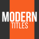 Modern Animated Titles - VideoHive Item for Sale