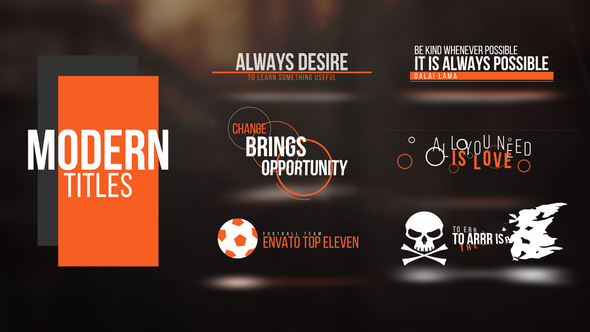 Modern Animated Titles alt