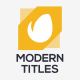 Modern Titles - VideoHive Item for Sale