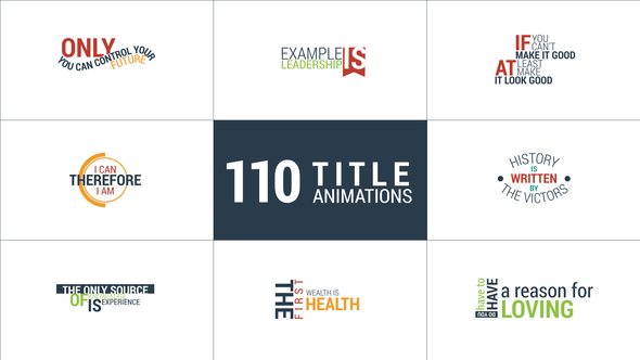 110 Title Animations alt