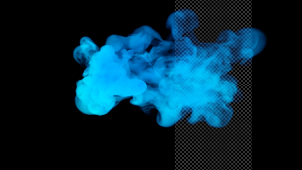 Blue Smoke Ball Moving V2