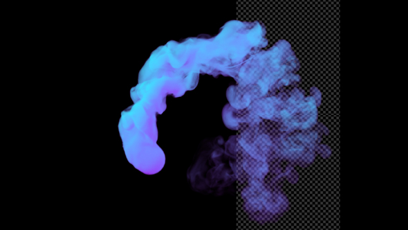 Colorful Smoke Ball Moving alt