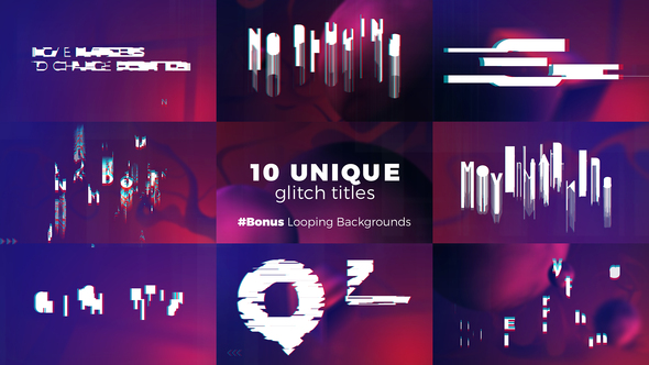 Glitch Titles Sequence alt