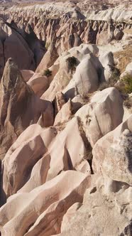 Cappadocia Landscape Aerial View