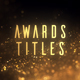 Golden Glitter Particles Titles - VideoHive Item for Sale