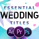 Essential Wedding Titles - VideoHive Item for Sale