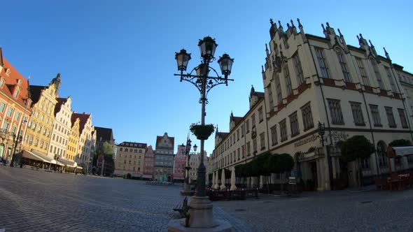 Main square of Wroclaw, Poland