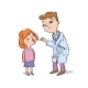 Doctor Examines Healthy Boy - GraphicRiver Item for Sale