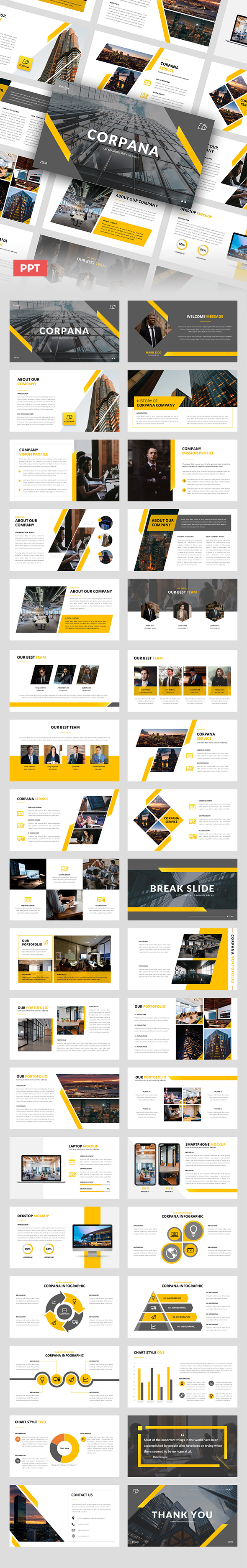 Corpana – Business PowerPoint Template
