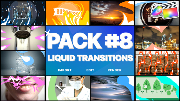 Liquid Transitions Pack 08 | FCPX