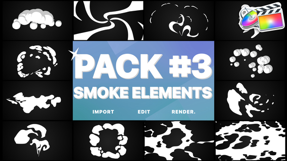 Smoke Elements Pack 03 | FCPX alt