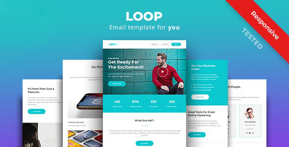 Loop - Multipurpose Responsive Email Newsletter Template