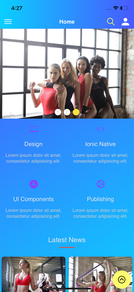 Ionic 4 High Flight UI Theme Template App Documentation