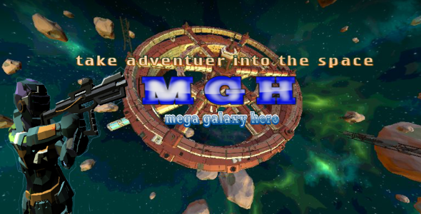 MGH. Mega Galaxy Hero (lite version) (Complicated Android  Game) UNITY 3D 