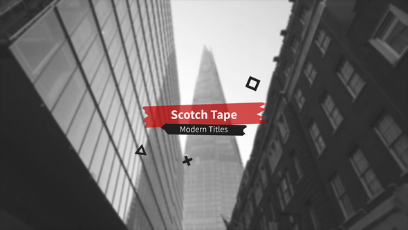 Scotch Tape | Grunge Titles | Essential Graphics