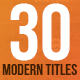 30 Modern Titles & Lower Thirds - Mogrt - VideoHive Item for Sale