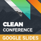 Clean Conference Google Slides - GraphicRiver Item for Sale