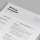 Minimal Resume 01 - GraphicRiver Item for Sale