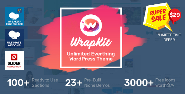 Enhance Your WordPress Site with the Ultimate Toolkit: WrapKit Theme!