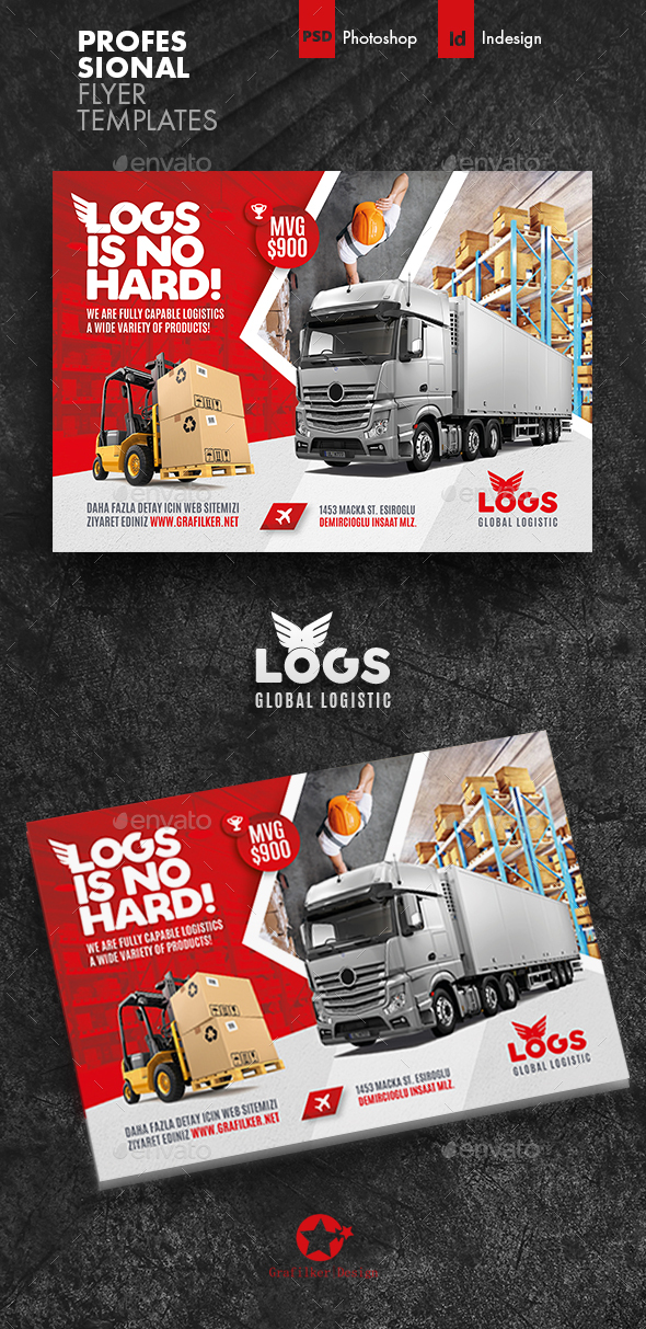 Logistics Graphics, Designs & Templates | GraphicRiver