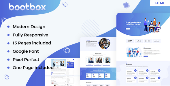 Bootbox – Agency HTML Template