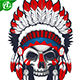 Indian Skull in Vector - GraphicRiver Item for Sale
