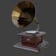 Gramophone Phonograph - 3DOcean Item for Sale