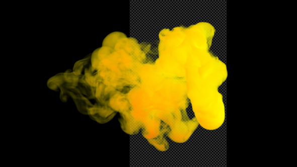 Yellow Smoke Ball Moving alt