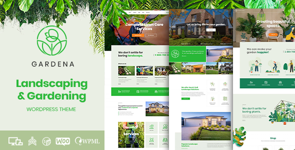 Gardena - Landscaping & Gardening WordPress Theme