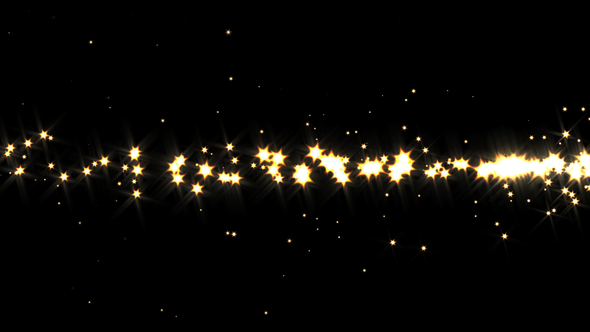 Gold Star Dust Sparkles