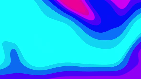 Abstract colorful trendy wavy background.