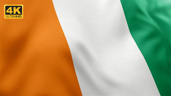 Ivory Coast Flag - 4K