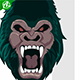 Gorilla Head Motor Character - GraphicRiver Item for Sale